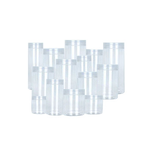 Widemouth Chai Hdpe <span class=keywords><strong>100Ml</strong></span> 500Ml 600Ml 1000Ml PET Rõ Ràng Chai Nhựa Nước Lưu Trữ <span class=keywords><strong>Tank</strong></span> 1 Tấn Vít Cap Tinh Dầu Chai - Product Image 1