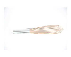 Fouet à oeufs de couleur cuivre de luxe Tube en métal durable Ustensiles de cuisine Or rose Batteur à oeufs domestique pour la cuisson et les outils de cuisson - Product Image 1