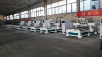 Mini routeur CNC 4 axes 6090 portique rotatif mobile broche unique avec Surface de table à vide pour société de publicité nouvel état