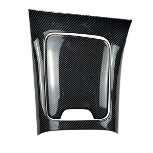 Mercedes-Benz C-Class Center Console Trim Carbon Fiber Textured Piano Black ABS Interior Modification 2022+ LHD - Product Image 5