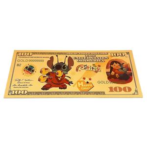 7 Nuevos Diseños de Billetes Conmemorativos de Lámina de Oro de 24K de Loli y Stitch de Animación Americana - Product Image 4