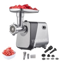 Vente en gros de hachoir électrique 2200W pour la cuisine, hachoir à viande avec presse-agrumes à tomates