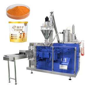 Machine de pesage et de remplissage automatique pour sachets préformés de 100g, 200g, 500g, 1000g de poudre de lait probiotique et de poudre de protéines de lactosérum - Product Image 2