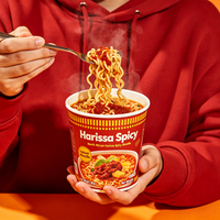 Nouilles Harissa épicées en gros, saveur nord-africaine, nouilles ramen instantanées, certifiées Halal