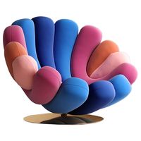 Fauteuil pivotant individuel de luxe nordique pour salon, chambre, balcon – Fauteuil paresseux tendance pour la maison