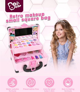 Nouvel ensemble de jouets de <span class=keywords><strong>maquillage</strong></span> pour filles, jeu de simulation, cadeau de princesse, valise, trousse de <span class=keywords><strong>maquillage</strong></span> - Product Image 1