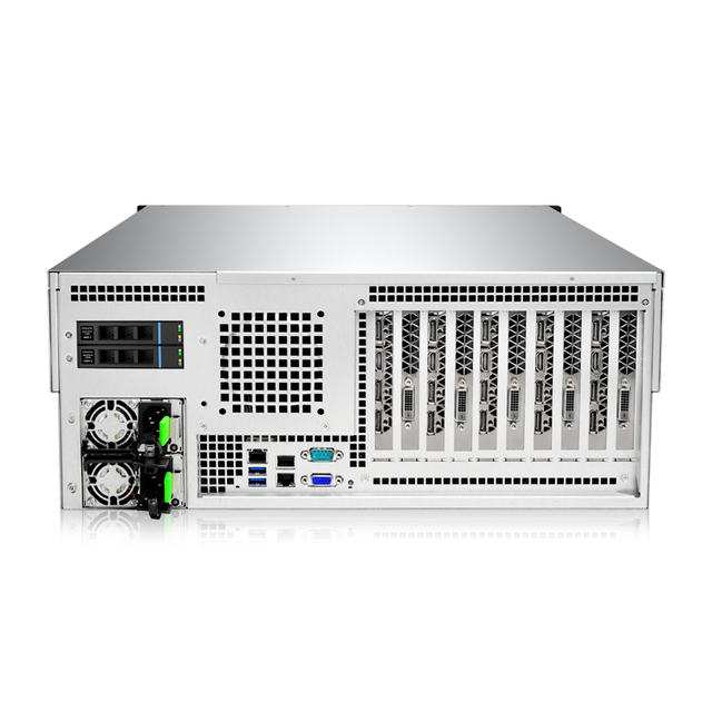 4U Rackmount Server Case 16 Hot-Swappable SATA/SAS RMC4136-670-HSE 19 Inch Industrial Grade 4U Rack-Mounted Server Chassis Stock