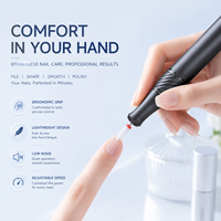 Machine à ongles professionnelle sans fil en aluminium, populaire, 4000 mAh, rechargeable, lime à ongles électrique, écran LED, usage en salon