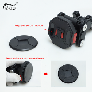 Support de téléphone universel pour guidon de vélo, boucle magnétique, double verrouillage, amortissant les chocs, réglable - Product Image 2
