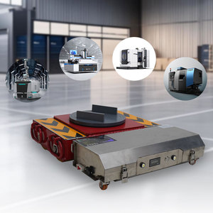 12 Ton makine Mover rulo Dolly paten 360 döner üst plaka makineleri hareketli paten rulo tankı arabası - Product Image 5