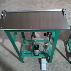 Machine à bordurer les tables, nouvelle machine à bordurer les bords de sacs à main en cuir, avec pied de mesure et fonction d'indentation pneumatique - Product Image 1