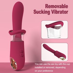 Masturbador de vibración única de inhalación completamente automático para vibrador de masaje AV femenino - Product Image 2