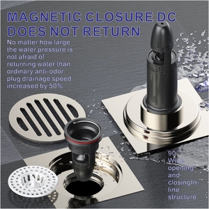 Magnetic levitation sàn cống lõi nhà vệ sinh chống mùi sàn cống chống mùi thiết bị cống chống mùi nước nhân tạo lõi bên trong - Product Image 5