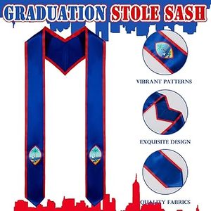 Étole de graduation à double drapeau national avec cordons d'honneur, cadeau de <span class=keywords><strong>première</strong></span> génération pour les étudiants internationaux - Product Image 2