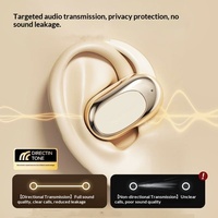 Nouveaux écouteurs intra-auriculaires sans fil à crochet ouvert pour le sport, avec autonomie prolongée, haute qualité sonore et fonction appel, non étanches