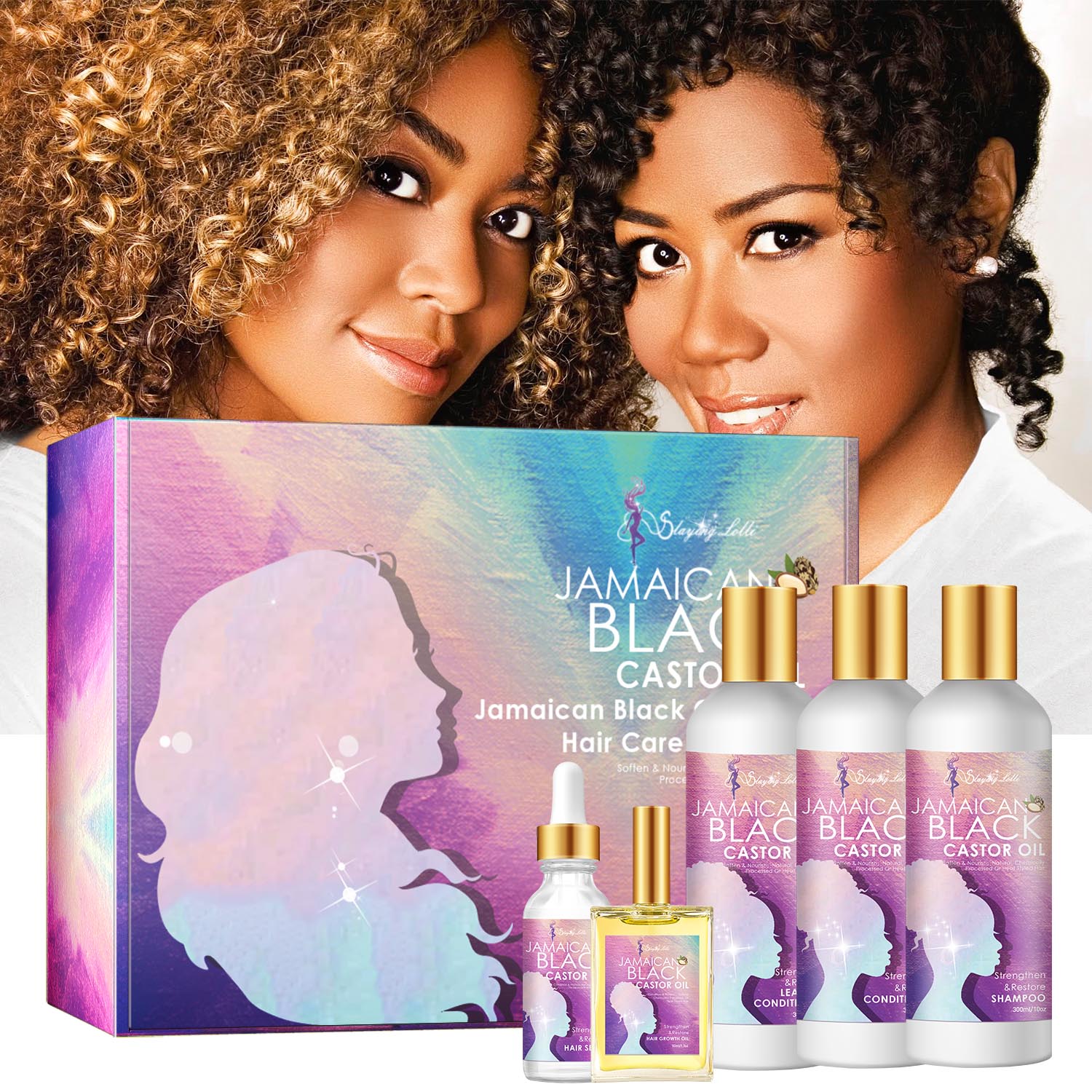 Увлажняющая и распутывающая формула, шампунь и кондиционер для волос без сульфата, набор афро-волос для плетения