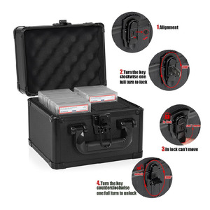 Étui <span class=keywords><strong>pour</strong></span> cartes à 2 rangées, design <span class=keywords><strong>anti</strong></span>-rayures, robuste et durable, prix <span class=keywords><strong>de</strong></span> gros compétitif, compatible avec Toploader et support magnétique One Touch - Product Image 2