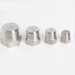 Conexiones de Tubería de Acero Inoxidable COVNA Instrumentation, Tapones de Tubería con Rosca Macho NPT BSPT de 1/4, 3/8, 1/2 y 1 Pulgada - Product Image 1