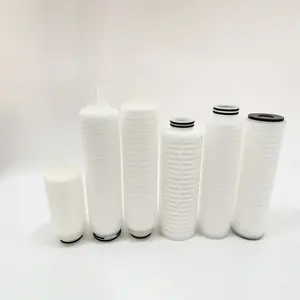 Industrial Grade 0.1 Micron PP Pleated Filter Cartridge for Water Treatment