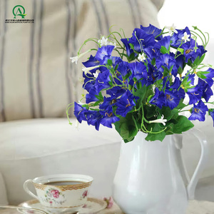 Flor de plástico Artificial Morning Glory, <span class=keywords><strong>petunias</strong></span> artificiales de Interior para cajas de flores, maceta colgante para tumbas, ventana, jardín, porche - Product Image 5