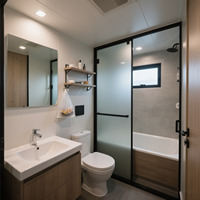 Petite maison conteneur empilable de 40 pieds à assemblage rapide entièrement personnalisée à vendre Mini maisons portables amovibles et adaptées