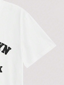 T-shirts décontractés à manches courtes et col rond pour hommes, imprimés avec des slogans et des personnages de dessins animés, fabrication en usine, personnalisation disponible.F10 - Product Image 5