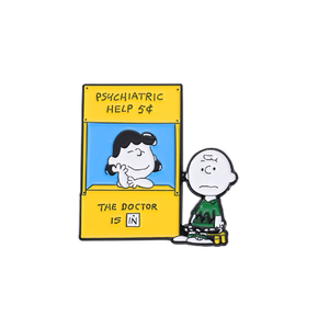 Hot American Newspaper Comic <strong>Strip</strong> Metal Brooch Creative Anime Comics Peripheral Series Accessories Badge Soft <strong>Enamel</strong> Lapel Pin - Product Image 5