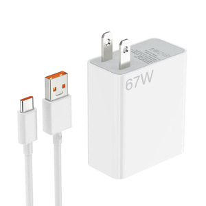 Cargador de Pared con Adaptador de Corriente USB QC3.0 de 67W con Enchufe Estadounidense y Cable Tipo C para <span class=keywords><strong>Redmi</strong></span> <span class=keywords><strong>Note</strong></span> 10 10T <span class=keywords><strong>11</strong></span> 12 Lite 13T - Product Image 4