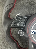 Custom Design Carbon Fiber Steering Wheel for Audi RS A3 A4 A5 A6 C7 B8 R8 S3 S4 S5 Q3 Q5 Q7 A7 S7 TT RS3 RS5 RS6 RS7 B9