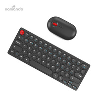 Mouse Keyboard portabel, Mouse Kombo Keyboard nirkabel USB harga pabrik untuk PC komputer Laptop
