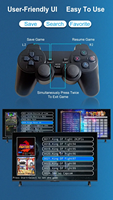 Q9 TV Stick, Consola de Juegos de Sistema Dual, Caja de Juegos, Consola de Videojuegos, Android 10, 64 GB, Wifi 2.4G, Salida HD, para Regalos