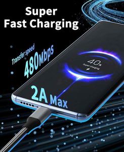 6ft 2-Pack <b>Micro</b> <b>USB</b> Braided <b>Cable</b>, High Speed 2.0 Charging & Sync for Android Phones & PS4 - Product Image 4