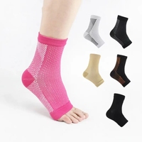 Chaussettes de soutien de cheville de manchon de pied de compression pour le sport