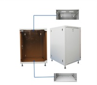 12U Petite boîte de centre de données Serveur Rack Armoire murale Armoire suspendue