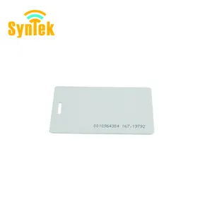 بطاقة ذكية بيضاء 125 كيلو هرتز بسمك 1.8 ملم من Proximity LF RFID للبطاقة الذكية للوصول