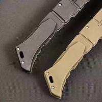 Navaja Plegable con Hoja de Acero 8Cr13Mov, Punta Clip, Mango de Fibra de Nylon y Anilla de Pulgar para EDC, Camping y Uso al Aire Libre, Venta al por Mayor, OEM
