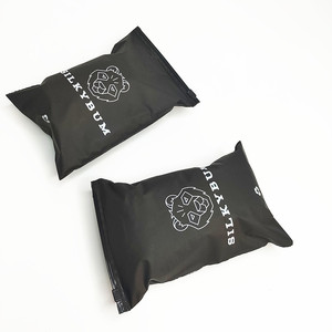 14x20cm Factory Direct Small Black Plastic Zip Lock Bag Custom Logo Zipper Bag For Apparel Boutique Swimwear Packaging - Product Image 3