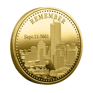 Moneda Conmemorativa del 11 de Septiembre de la <span class=keywords><strong>Estatua</strong></span> de la <span class=keywords><strong>Libertad</strong></span>, Chapada en Oro, 3D, Artesanía Patriótica, Coleccionable, Decoración de Escritorio, Doble Cara - Product Image 3