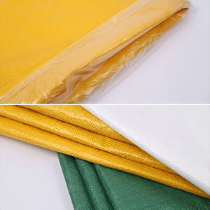 Saco De Polipropileno Tejido De PP De Color Amarillo Blanco 50Kg Sacos De Mineros Para Minera Polipropileno De 50Kg Con Bolsa De PE Linner - Product Image 5