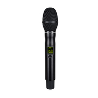 Microphone sans fil UHF à diversité réelle UM4D/T17A à quatre canaux longue portée pour conférences / salles de classe / fêtes