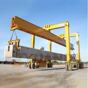 Grue portique mobile tout-terrain à pneus en caoutchouc à double poutre de 150, 250, 350, 500 tonnes pour levages lourds - Product Image 4