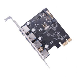 15 Pin <span class=keywords><strong>SATA</strong></span> Powered <span class=keywords><strong>PCI</strong></span>-E USB3.0 bên ngoài 4 cổng máy tính để bàn mở rộng thẻ - Product Image 1