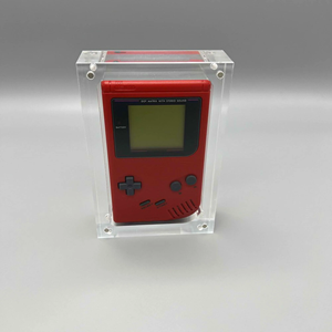 Clean Game Boy Console Original Advance Couleur <span class=keywords><strong>Pokemon</strong></span> Tcg Booster Boîte Acrylique Affichage Game Boy DMG Acrylique Magnétique Cas - Product Image 1
