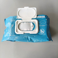 Lingettes humides pour bébé de qualité supérieure, à base d'eau naturelle, douces, équilibrées en pH, jetables, sans alcool, non parfumées, hypoallergéniques