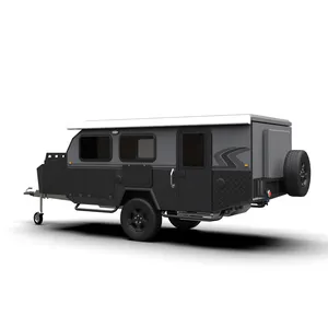 High Standard Design Aluminium Motorhomes Trailer and Offroad RV Traveling Caravan