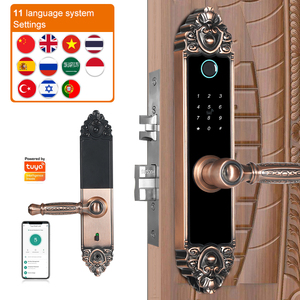 กุญแจล็อคประตูอัจฉริยะแบบไร้กุญแจ รุ่นใหม่ กันน้ำ ใช้แอป Tuya Wifi TT  แบบฝัง 5050  ระบบรักษาความปลอดภัยด้วยลายนิ้วมือ  ระบบดิจิตอล - Product Image 2