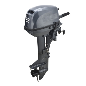 Moteur hors-bord à essence 2 temps à arbre long 9,8 CV, refroidi par eau, neuf pour bateau marin - Product Image 3