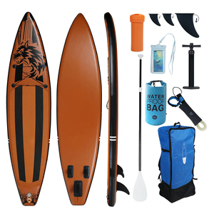 Nouveau style de planche à pagaie gonflable en PVC personnalisé ensemble de planche de surf planche de pêche pour le sport en mer - Product Image 1