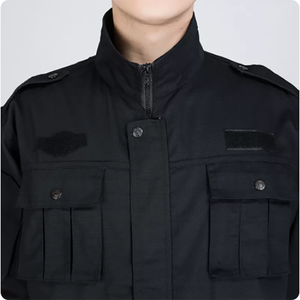 Đồng Phục An Ninh Ngoài Trời Màu Đen Toàn Bộ Đồng Phục Bảo Vệ An Ninh Tùy Chỉnh Chiến Thuật Tay Dài - Product Image 3