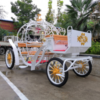 Chariot de tourisme électrique en forme de citrouille à faible consommation d'énergie, fourni directement par l'usine